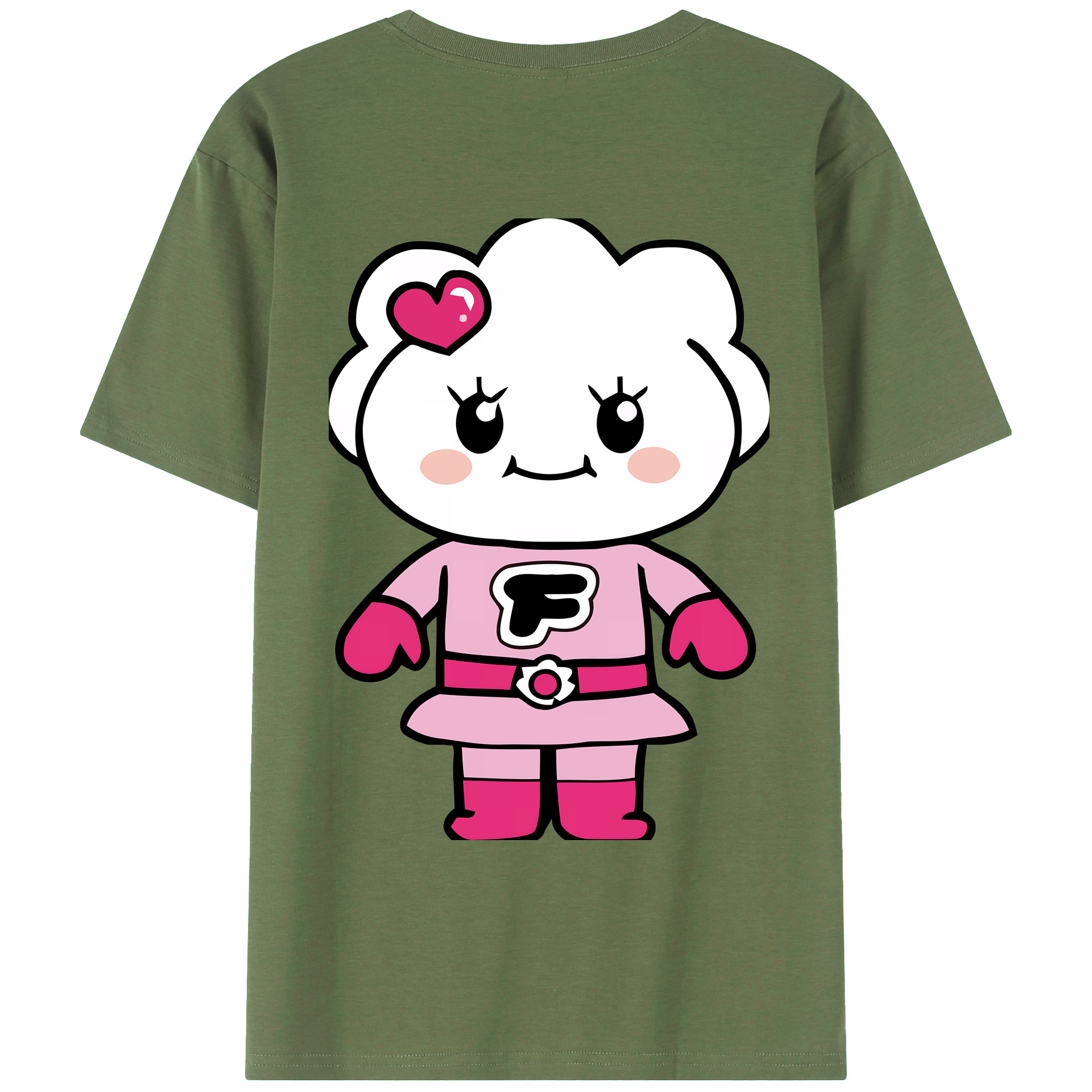 （画像用） アンパンマン Anpanman 綿100％ メンズ半袖Tシャツ（バックプリント） 通気性